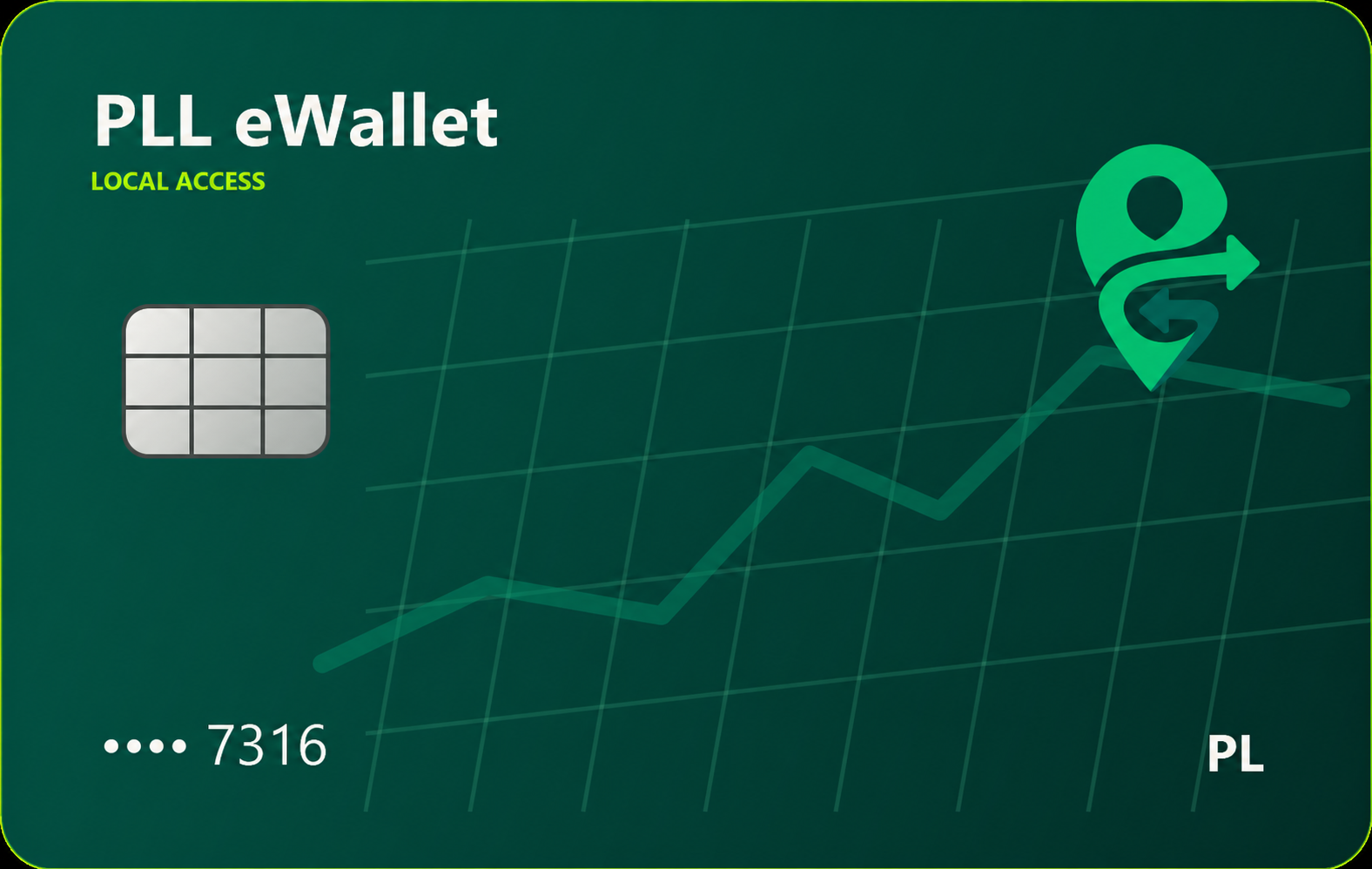 Linked Visa bank card